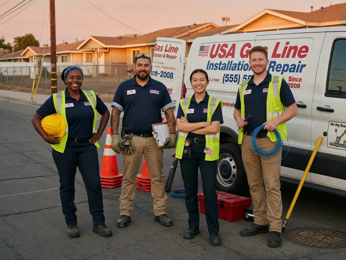 Gas Line Installation company in Fredonia, ND